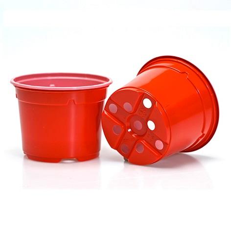 9cm Duo Thermo-Formed Pots - Red