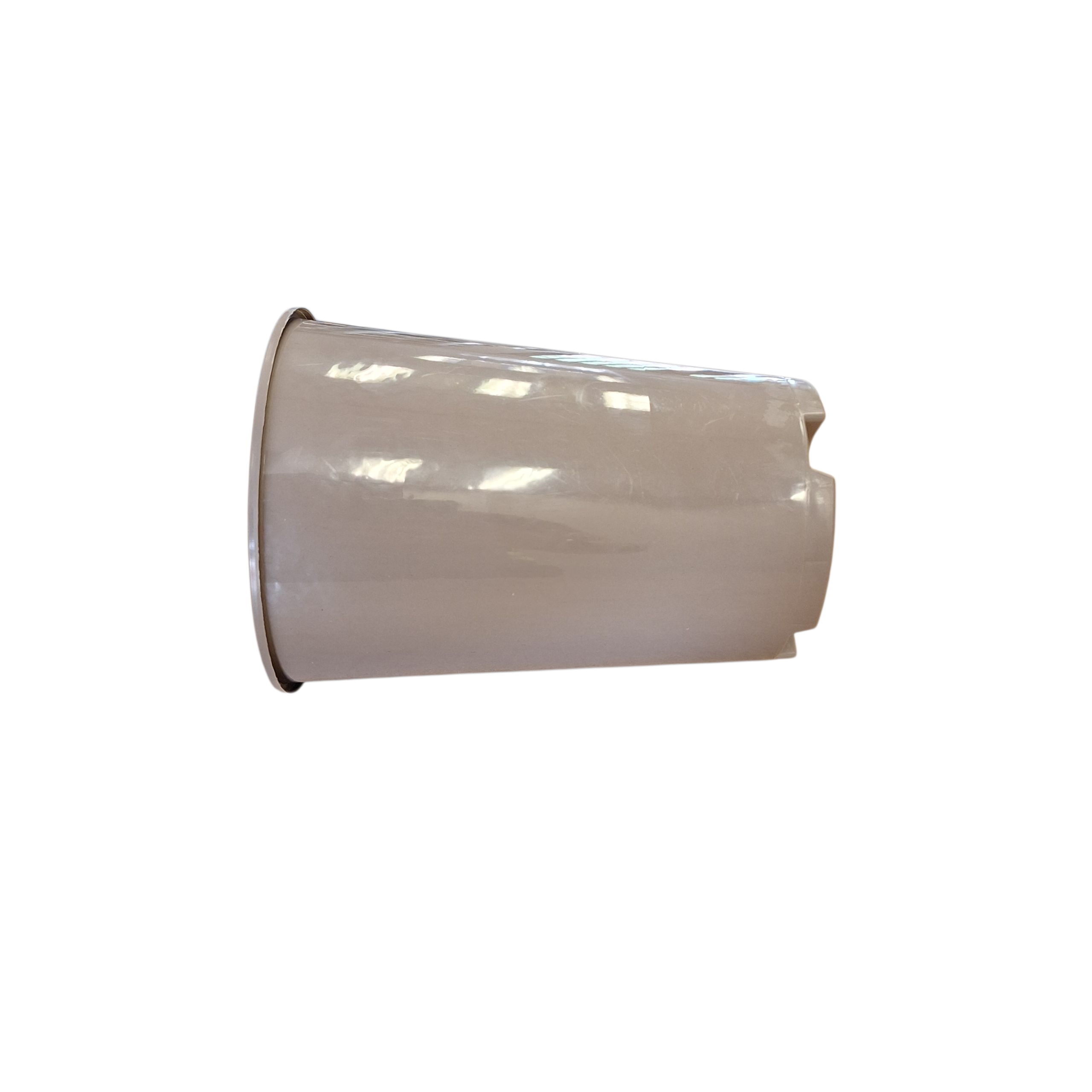 14cm 2L Round Plant Pots &#8211; Deep &#8211; Taupe2
