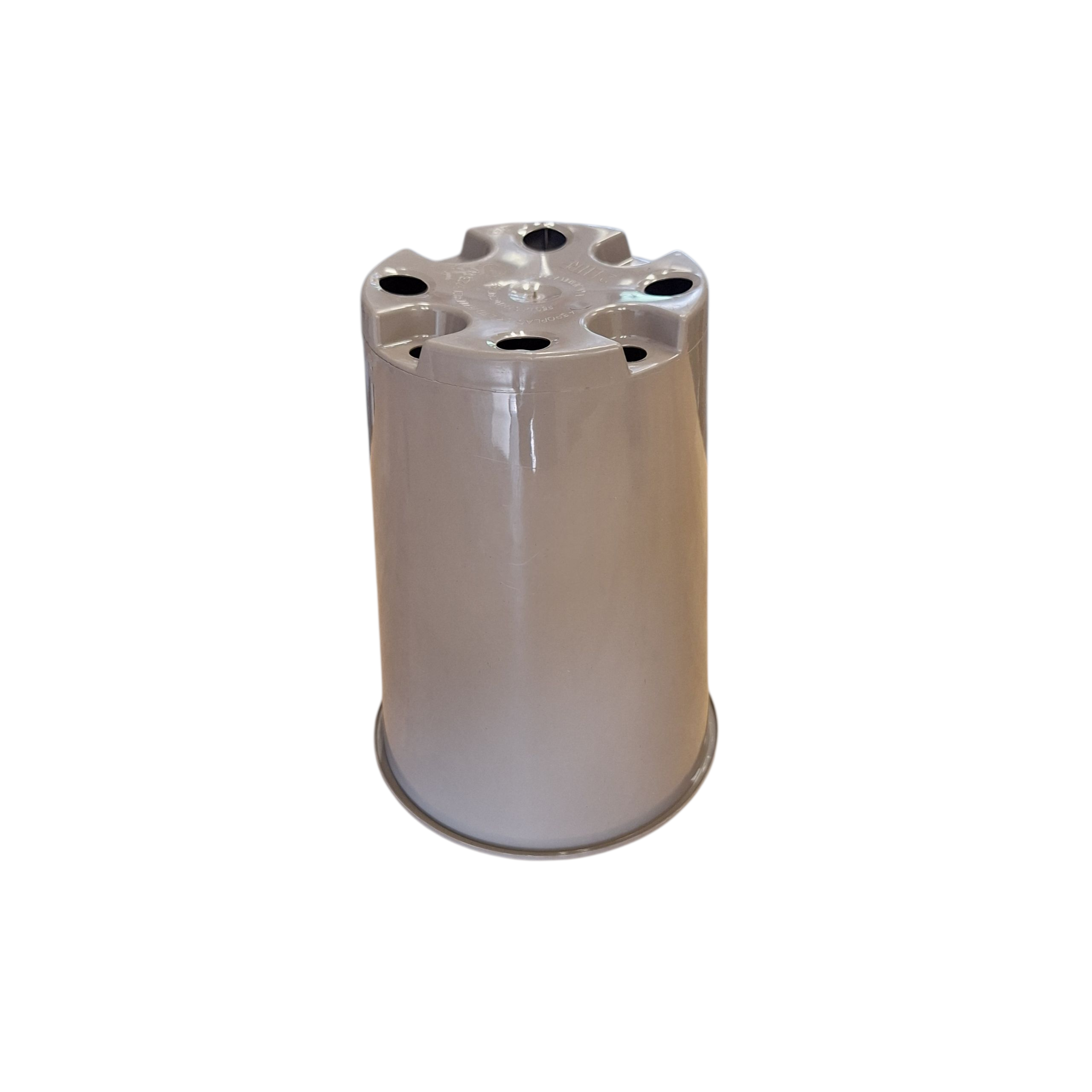 14cm 2L Round Plant Pots &#8211; Deep &#8211; Taupe3