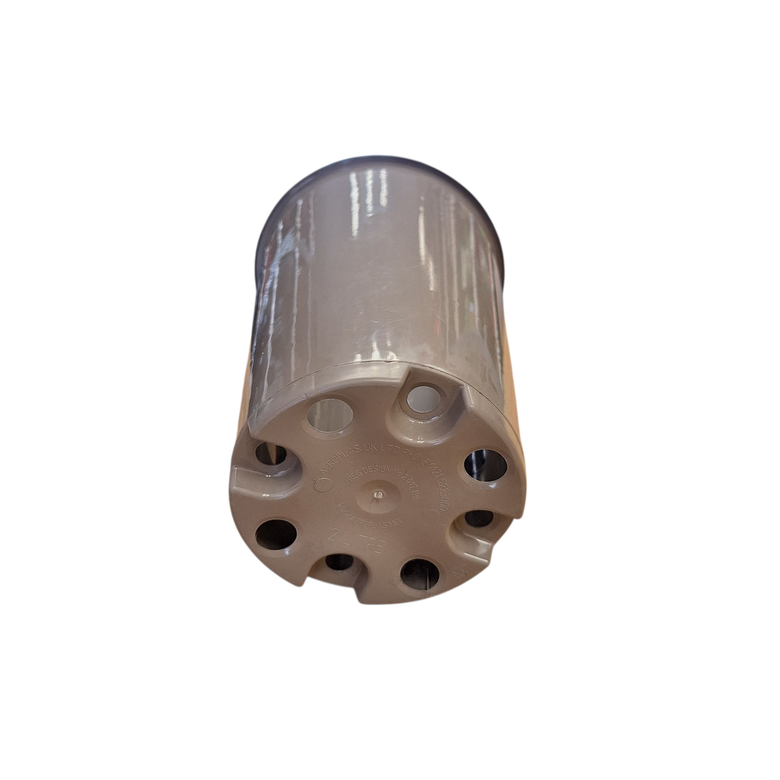 14cm 2L Round Plant Pots &#8211; Deep &#8211; Taupe4