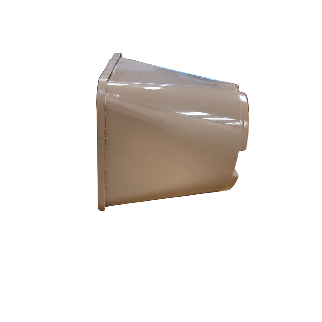 14cm 2L Sq Round Plant Pots - Taupe