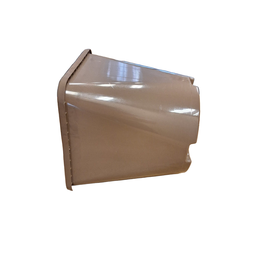 15cm 3L Sq Round Plant Pots - Taupe