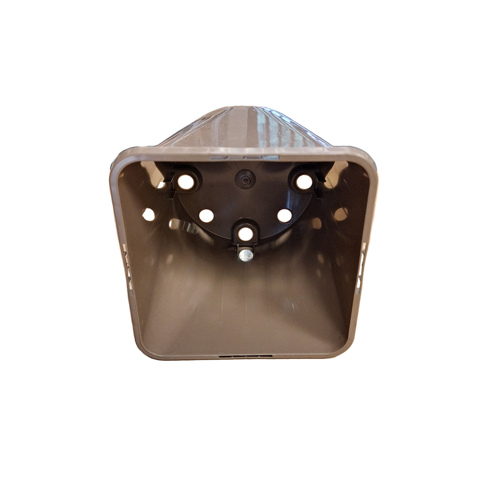 15cm 3L Sq Round Plant Pots - Taupe