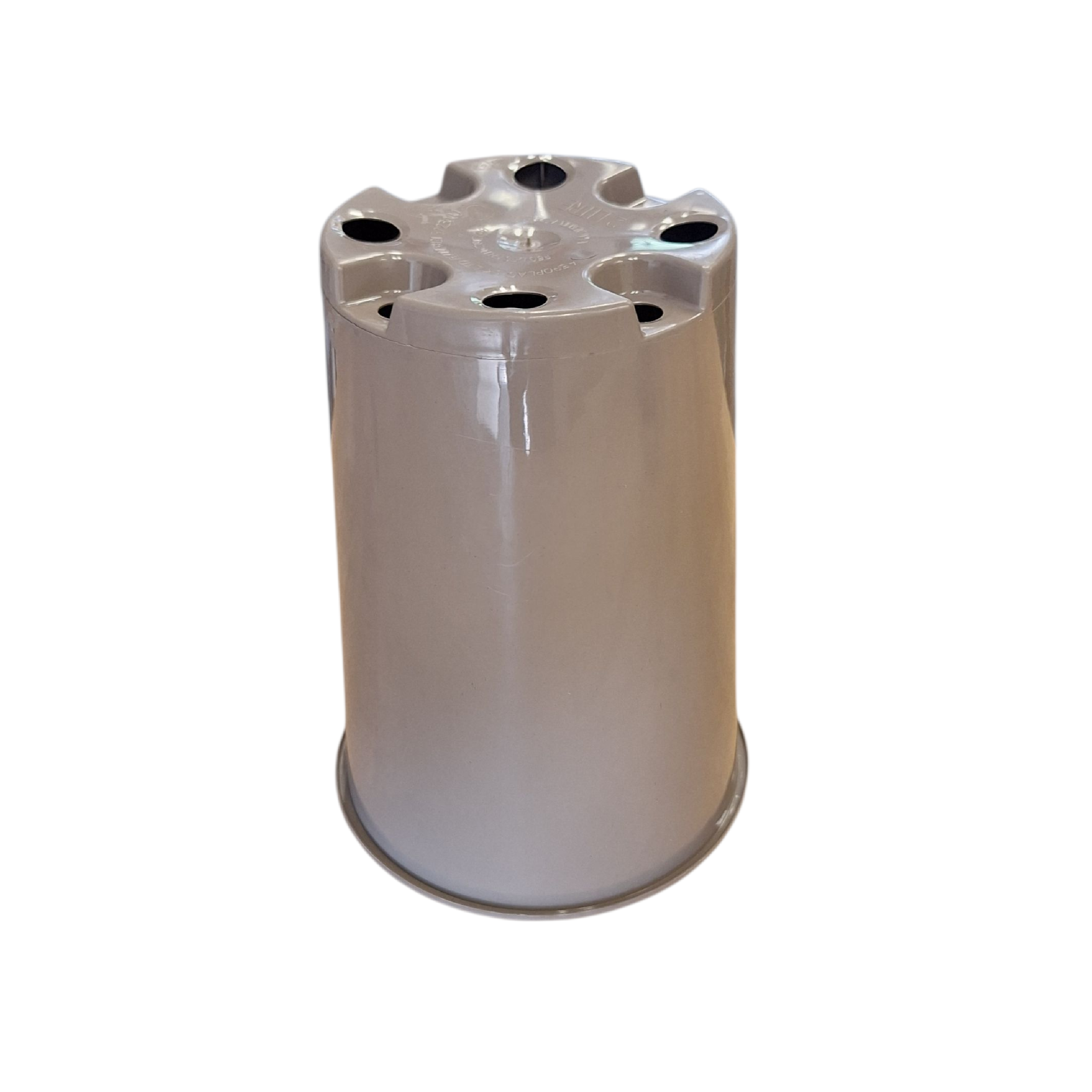 16cm 3L Round Plant Pots - Deep - Taupe