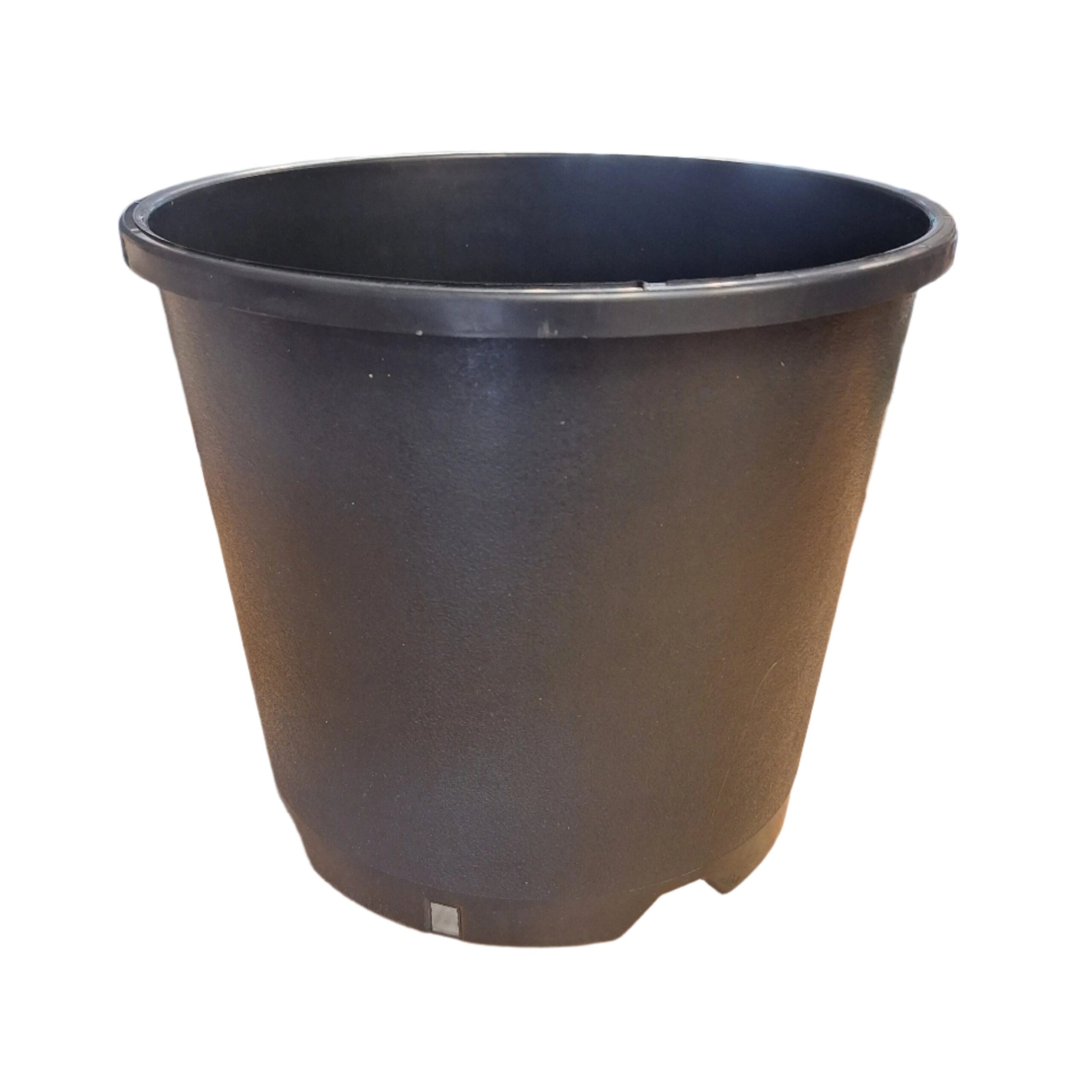 15l plant pots 30cm 15L Round Plant Pot - Injection - Black