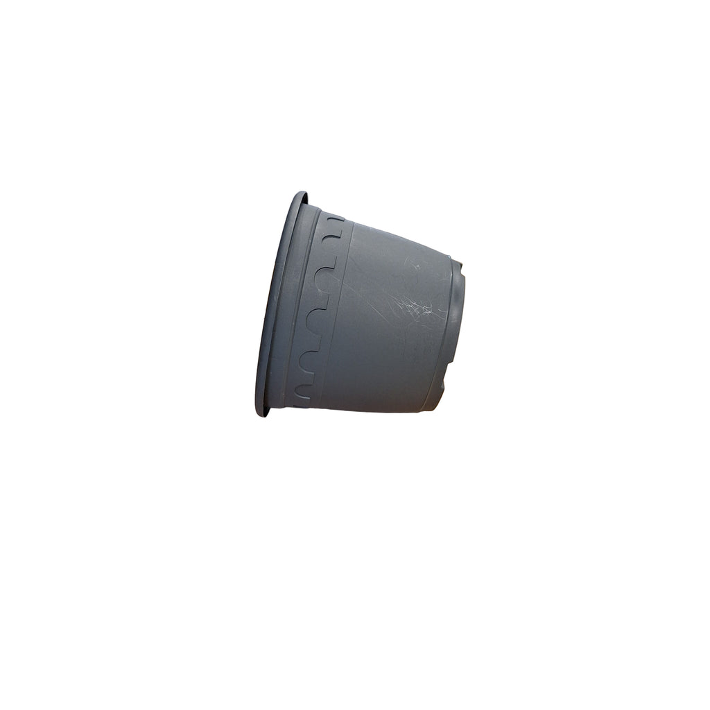 20cm 3L Round Plant Pots - Roma - Grey