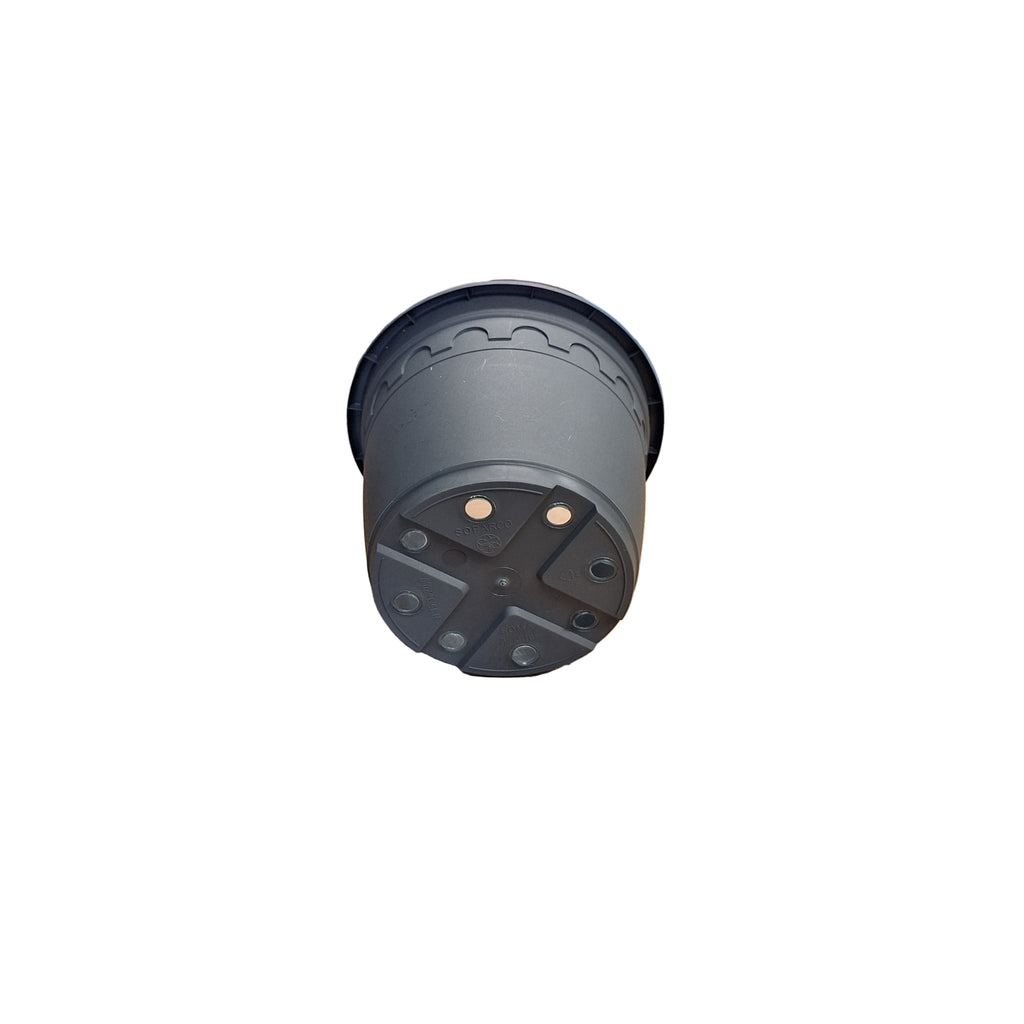 20cm 3L Round Plant Pots - Roma - Grey