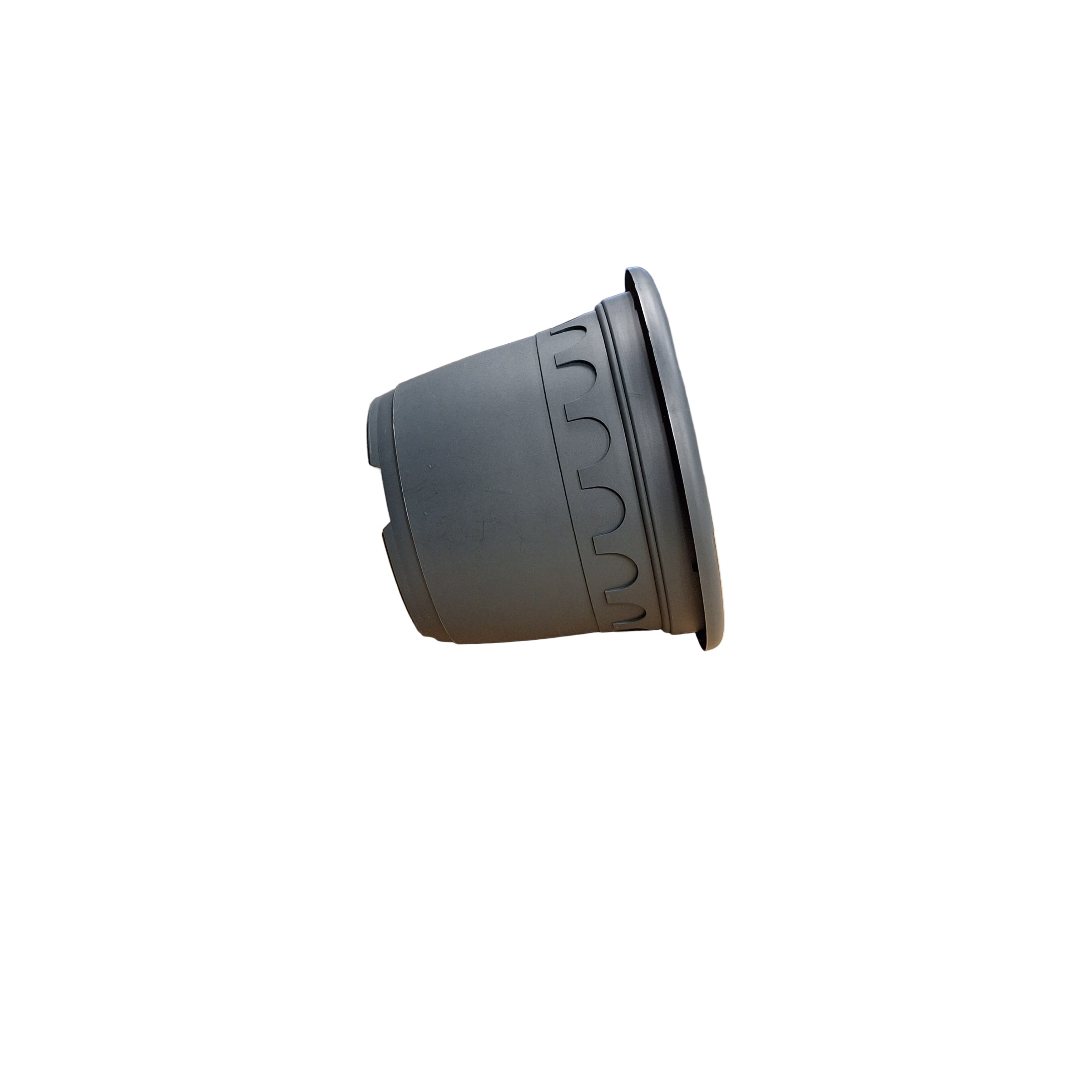 24cm 4.6L Round Plant Pots - Roma - Grey