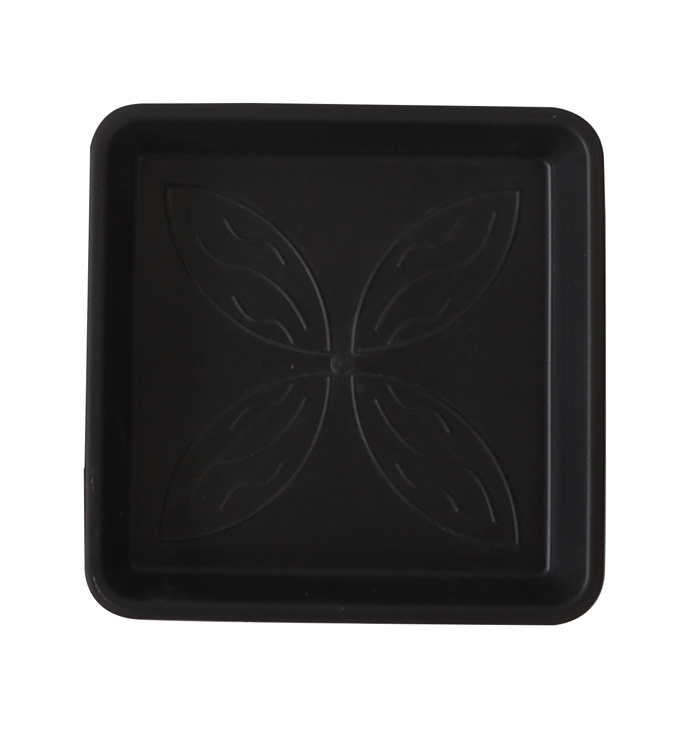 29cm Square Saucer - Black