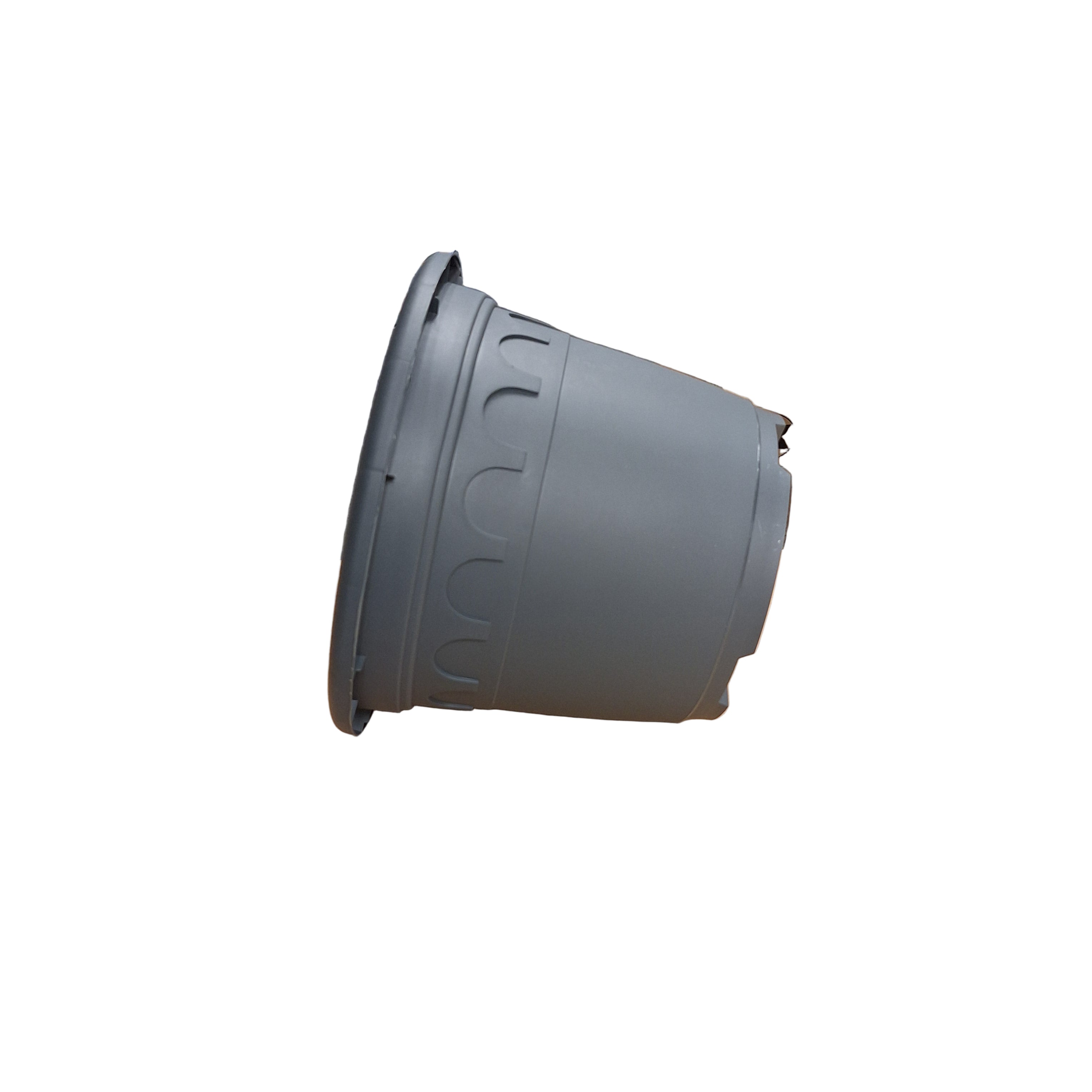 29cm 8.7L Round Plant Pots - Roma - Grey