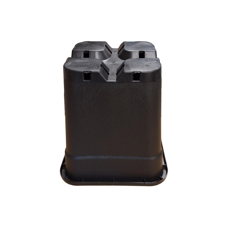 31cm 18L Square Plant Pot – Injection - Black