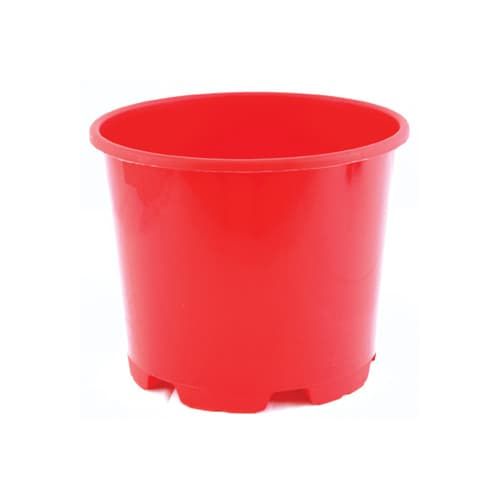 33cm 15L Round Plant Pot - Injection - Red - 22 Pots per case