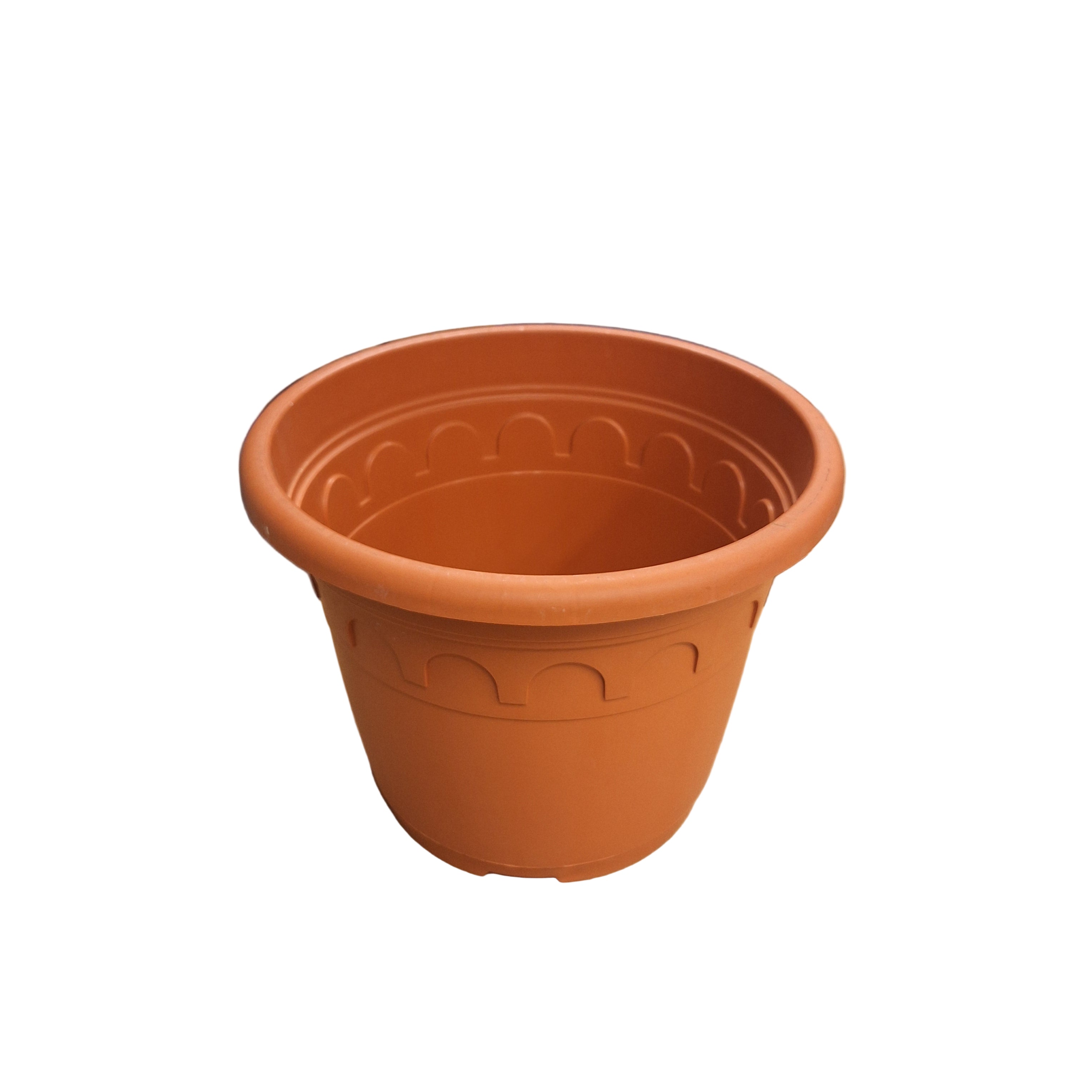 35cm 15L Round Plant Pots - Roma - Clay