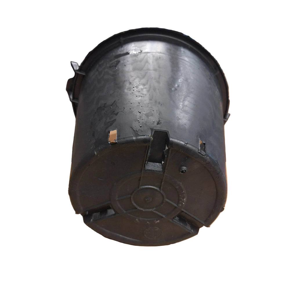40cm 35L Round Plant Pot - With handles - Injection - Black