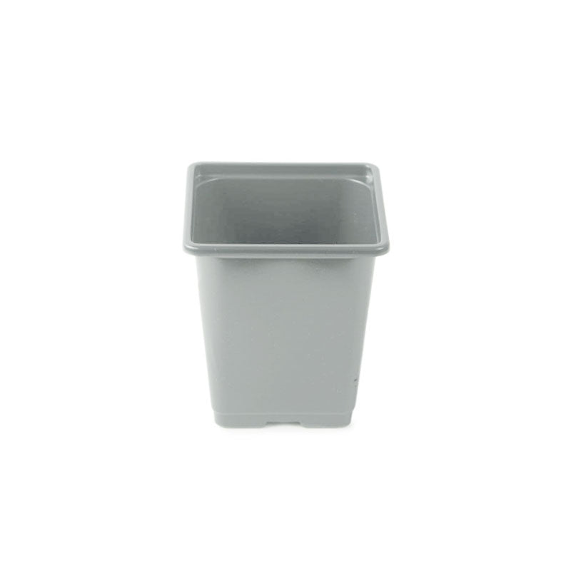 9cm Square Pots - Grey