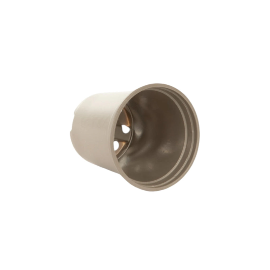 9cm Full Round Thermo-Formed Pots - Taupe