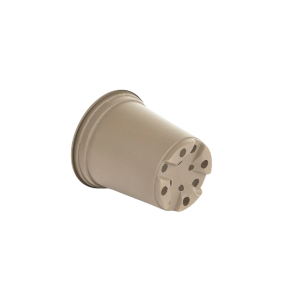 9cm Full Round Thermo-Formed Pots - Taupe