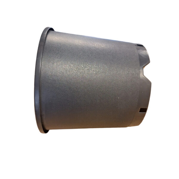 30cm 15L Round Plant Pot - Injection - Black - Image 4