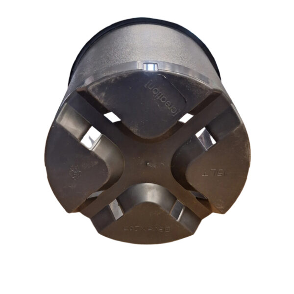 30cm 15L Round Plant Pot - Injection - Black - Image 6