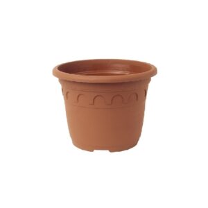 20cm 3L Round Plant Pots - Roma - Clay