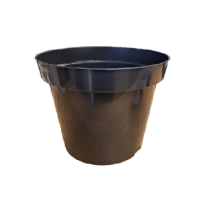 23cm 5L Round Plant Pot - Injection - Black