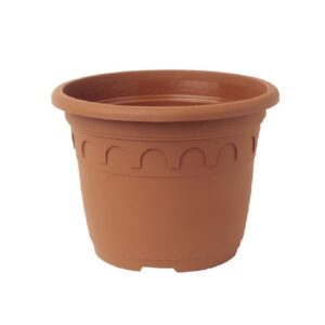 25cm 5.9L Round Plant Pots - Roma - Clay
