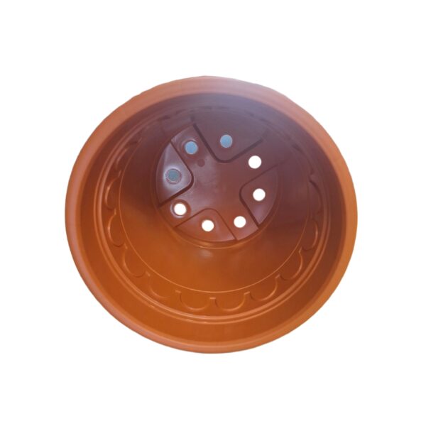 25cm 5.9L Round Plant Pots - Roma - Clay - Image 8