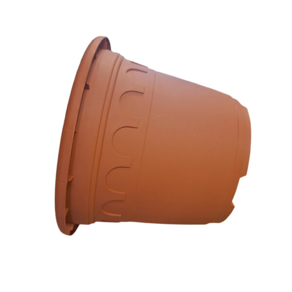 29cm 8.7L Round Plant Pots - Roma - Clay - Image 6