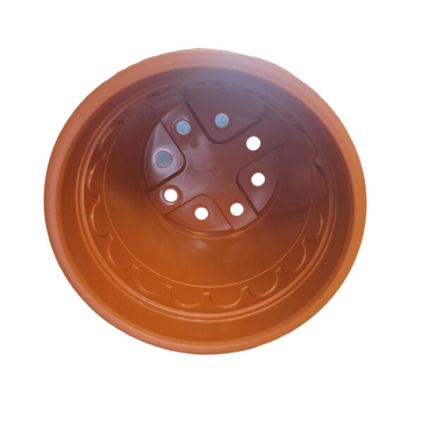 29cm 8.7L Round Plant Pots - Roma - Clay - Image 7