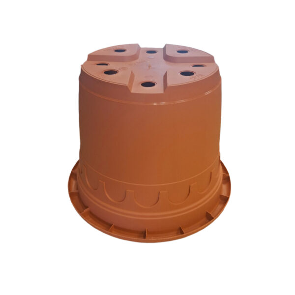 29cm 8.7L Round Plant Pots - Roma - Clay - Image 8